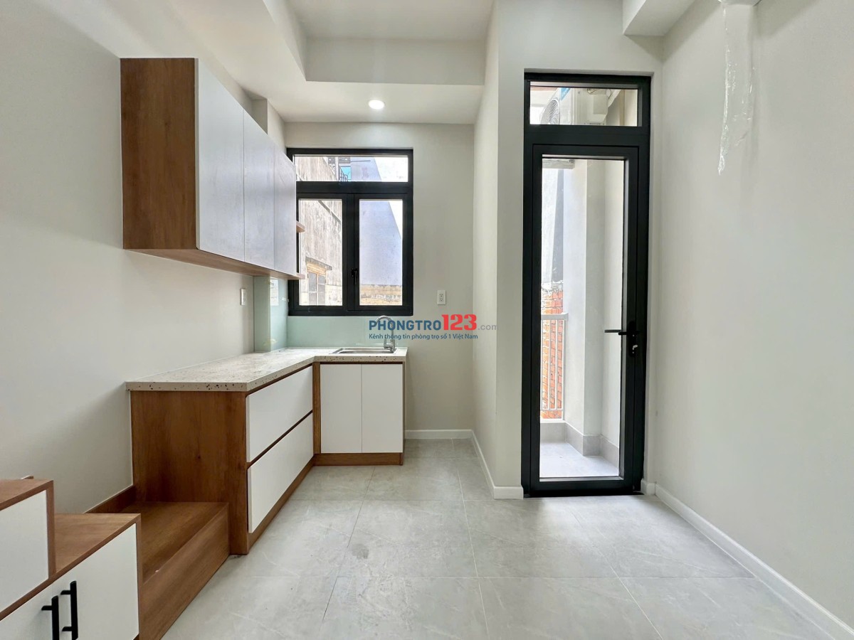 CHO THUÊ PHÒNG CÓ GÁC MỚI XÂY NGAY GẦN CÔNG VIÊN GIA ĐỊNH,VINCOM