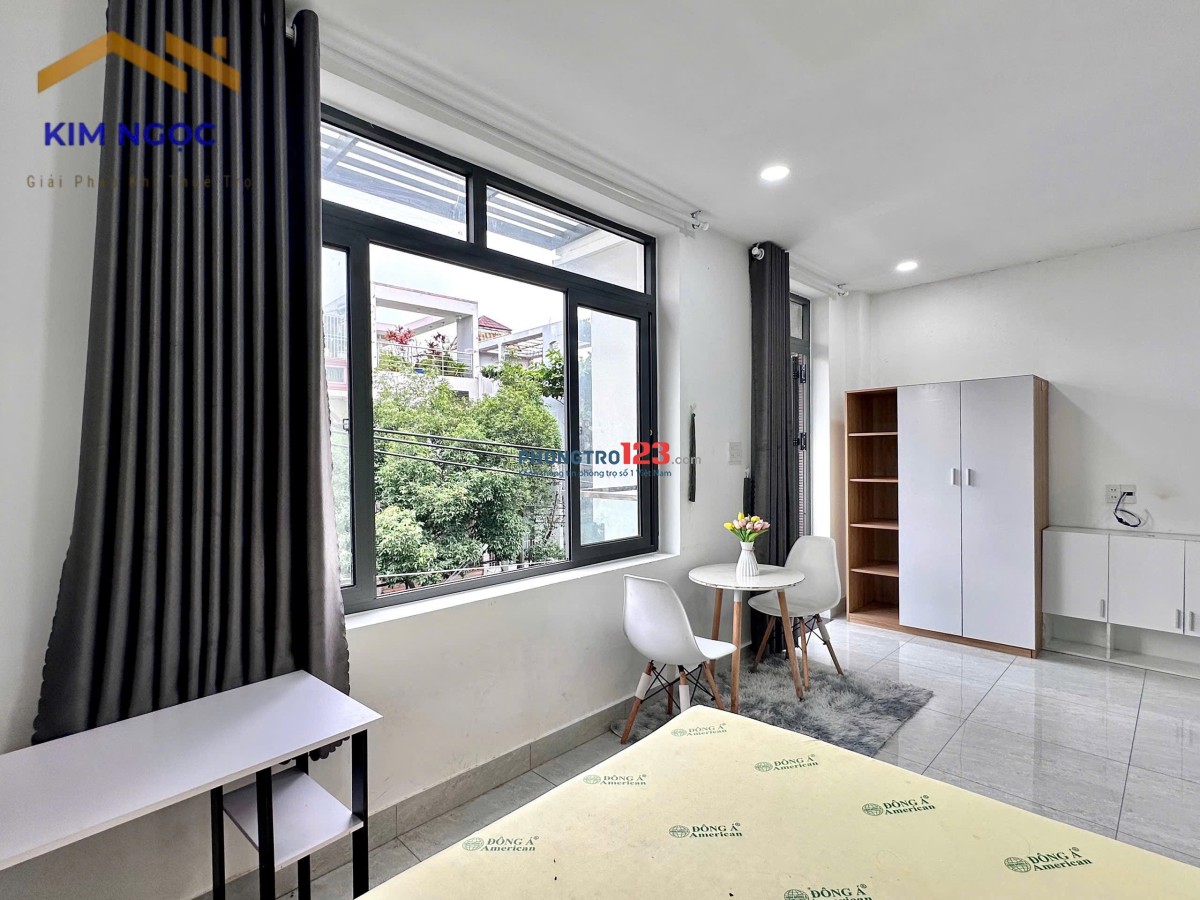  Phòng cho thuê full nội thất có ban công tại Phan Đình Phùng Gần Đại học Văn Hiến , Aeon Tân Phú
