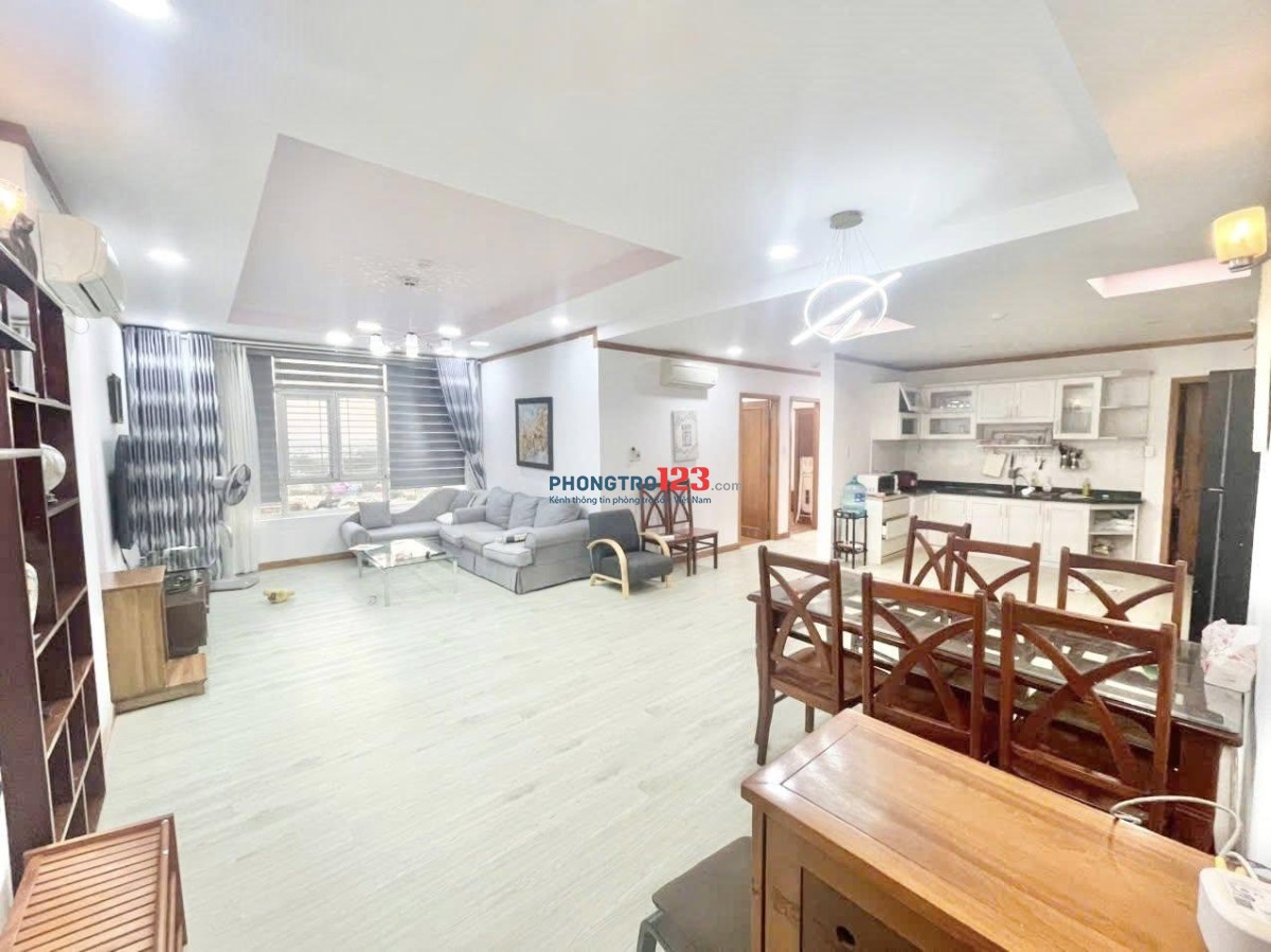 Chung cư Ruby,P15-Tân Bình căn 79m2-2p ngủ, nội thất giá 9,5tr