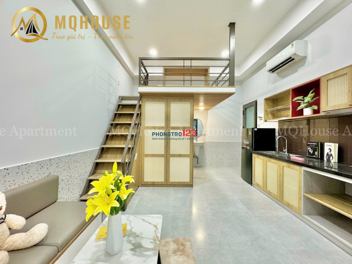 Cho Thuê Phòng có GÁC MỚI 100% ngay PHAN XÍCH LONG - Full NỘI THẤT CAO CẤP