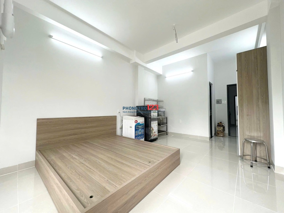 CHO THUÊ CĂN STUDIO FULL NỘI THẤT – CỬA SỔ & BAN CÔNG – THIẾT KẾ TIỆN NGHI