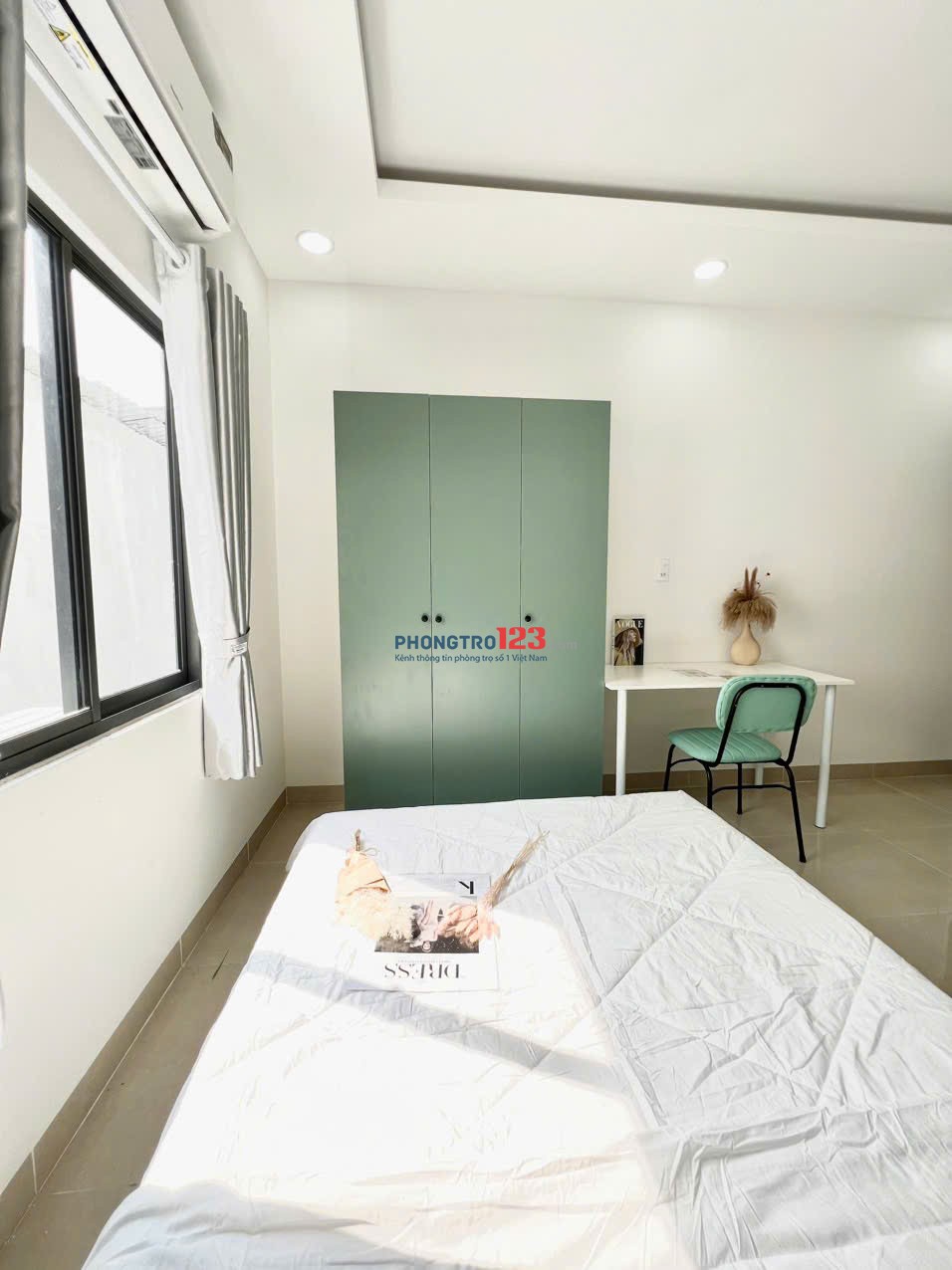 KHAI TRƯƠNG PHÒNG FULL NỘI THẤT CỬA SỔ THOÁNG SÁNG Ở THÍCH QUẢNG ĐỨC, QUẬN PHÚ NHUẬN - 0334998413