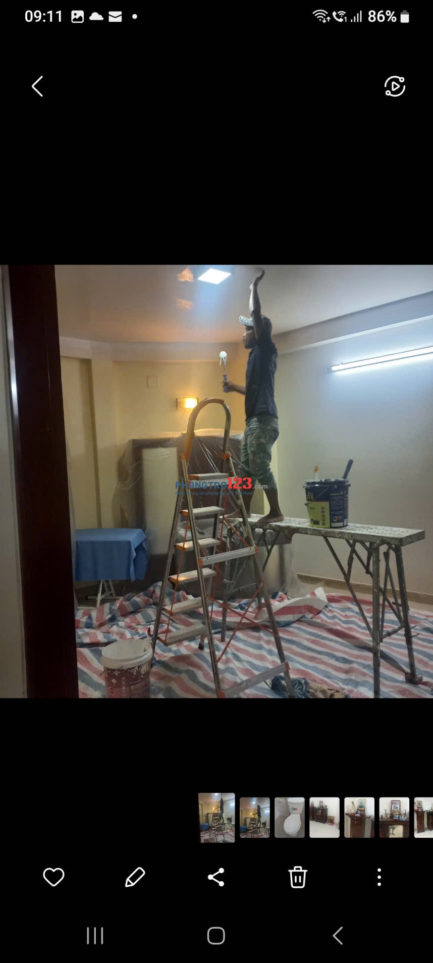 Cho thuê phòng trọ bình dân, khu vực an ninh tại quận 3