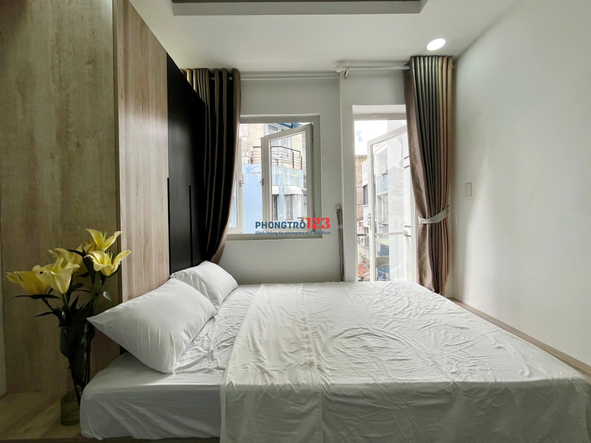 Cho Thuê CHDV Nguyễn Cảnh Chân sát trung Tâm Q1.Giá 5.3-6.3tr. Có ban công sạch sẽ tiện nghi.