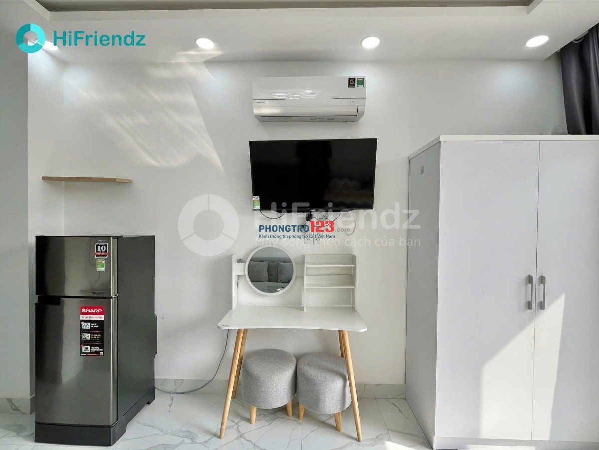 Cho Thuê CHDV rẻ FUll Nội Thất Mới. Vị TRÍ Đẹp. THuận Tiện Gần Trung Tâm. Khánh Hội Q1 - 7.5 triệu.