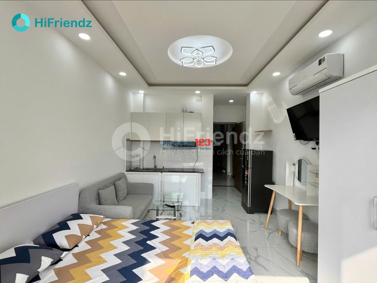 Cho Thuê CHDV rẻ FUll Nội Thất Mới. Vị TRÍ Đẹp. THuận Tiện Gần Trung Tâm. Khánh Hội Q1 - 7.5 triệu.