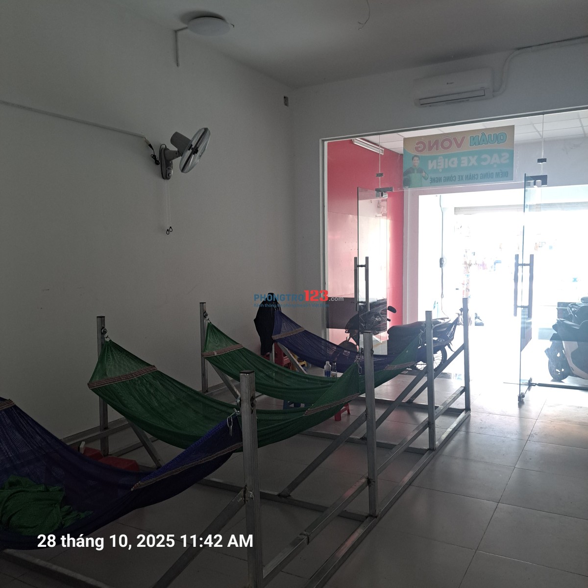 Cho thuê ký túc xá nhà mặt tiền đường Hà Huy Giáp gần chợ Đường