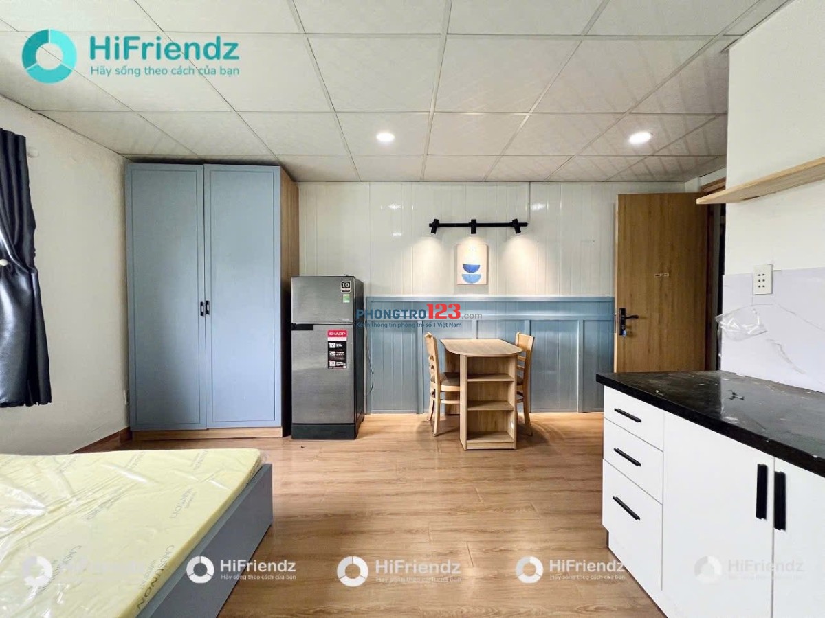 Căn Hộ Mới Full nội thất, cửa sổ thoáng Bình Thạnh gần Chợ Bà Chiểu, tiện đi Q1, Q3