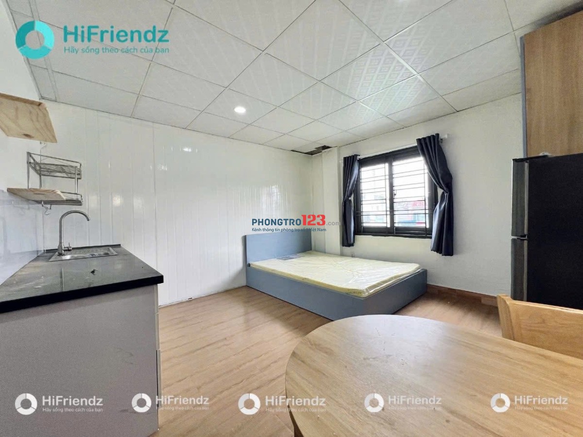 Căn Hộ Mới Full nội thất, cửa sổ thoáng Bình Thạnh gần Chợ Bà Chiểu, tiện đi Q1, Q3