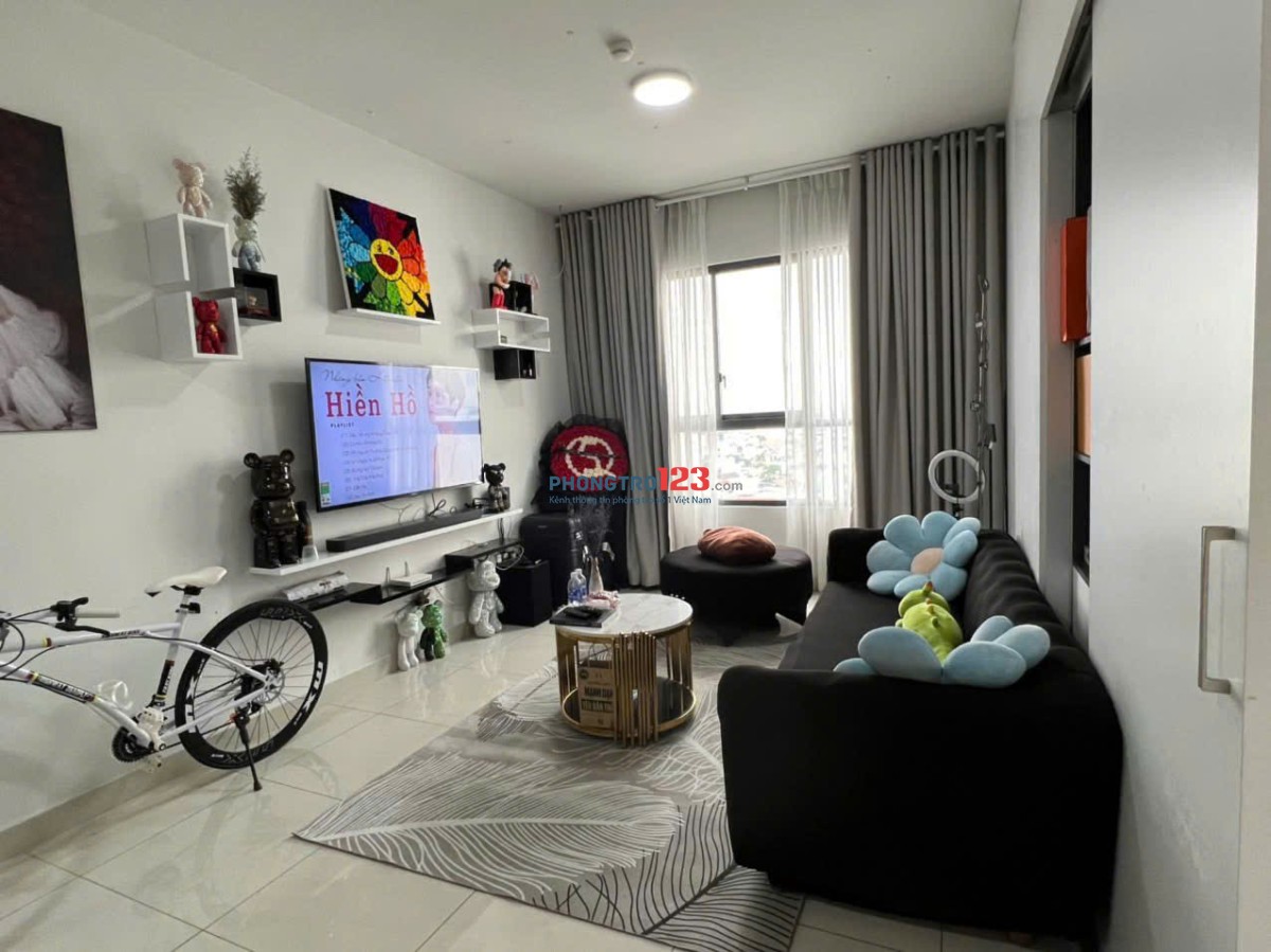 C/c Carillon 2, Căn góc, Trịnh Đình Thảo, TP, 75m2, 2PN, Nội thất. 9tr5/th