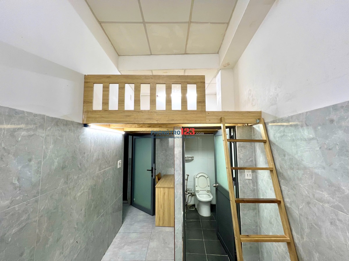 Phòng có gác full nội thất mới như hình