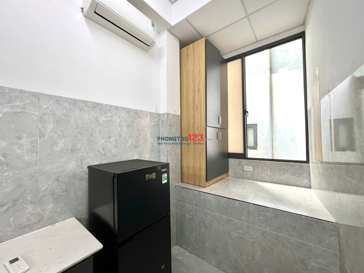 Phòng có gác full nội thất mới như hình