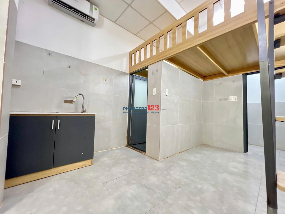 Phòng có gác full nội thất mới như hình