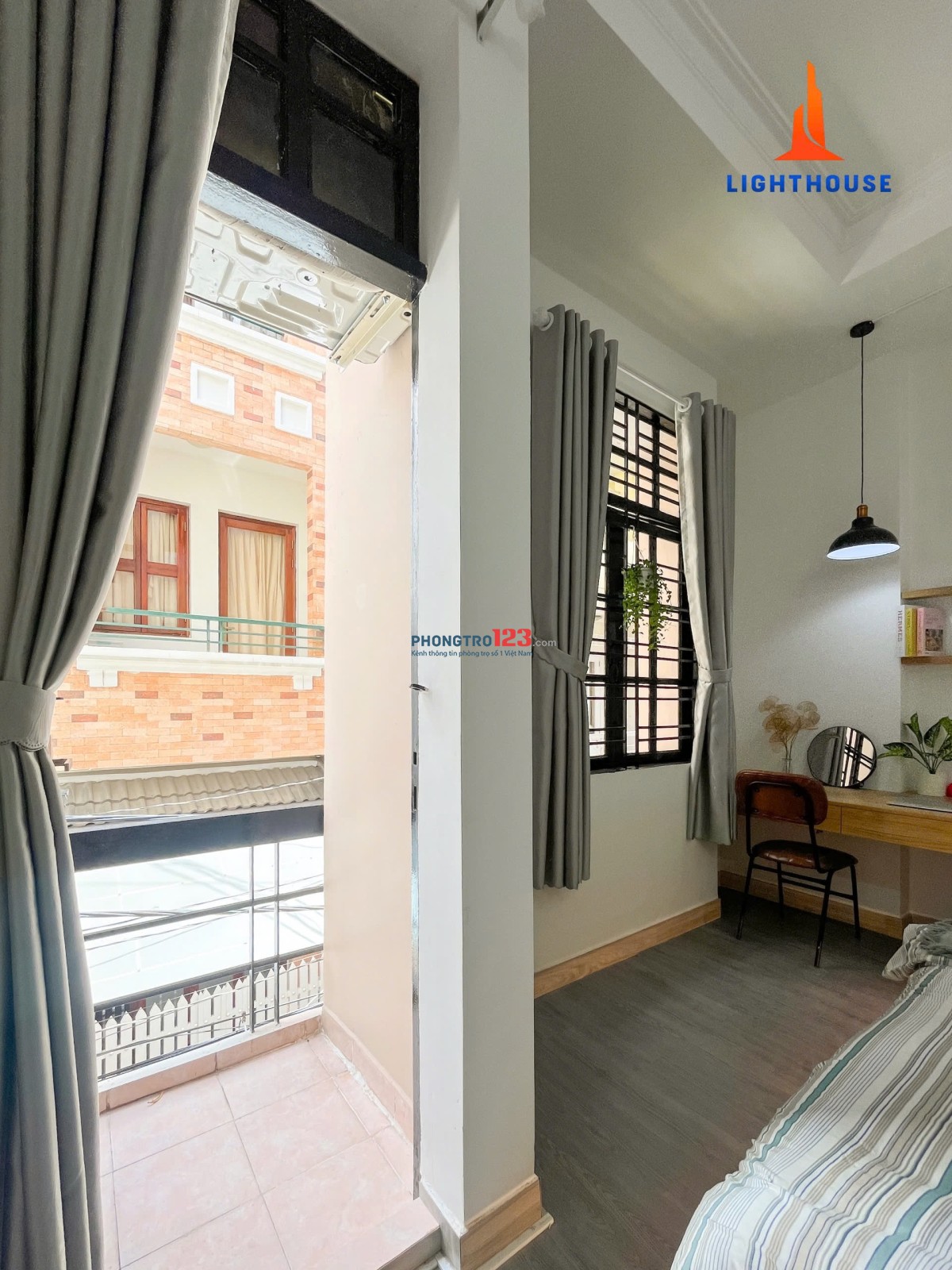 Phòng có gác full nội thất mới như hình