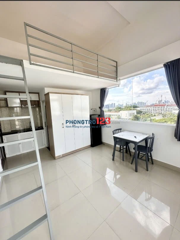 Cho thuê chung cư mini 35m2 quận 7 gần Lotte,Cầu kênh tẻ,Cầu Tân Thuận Tây thuận tiện qua Q1,Q4