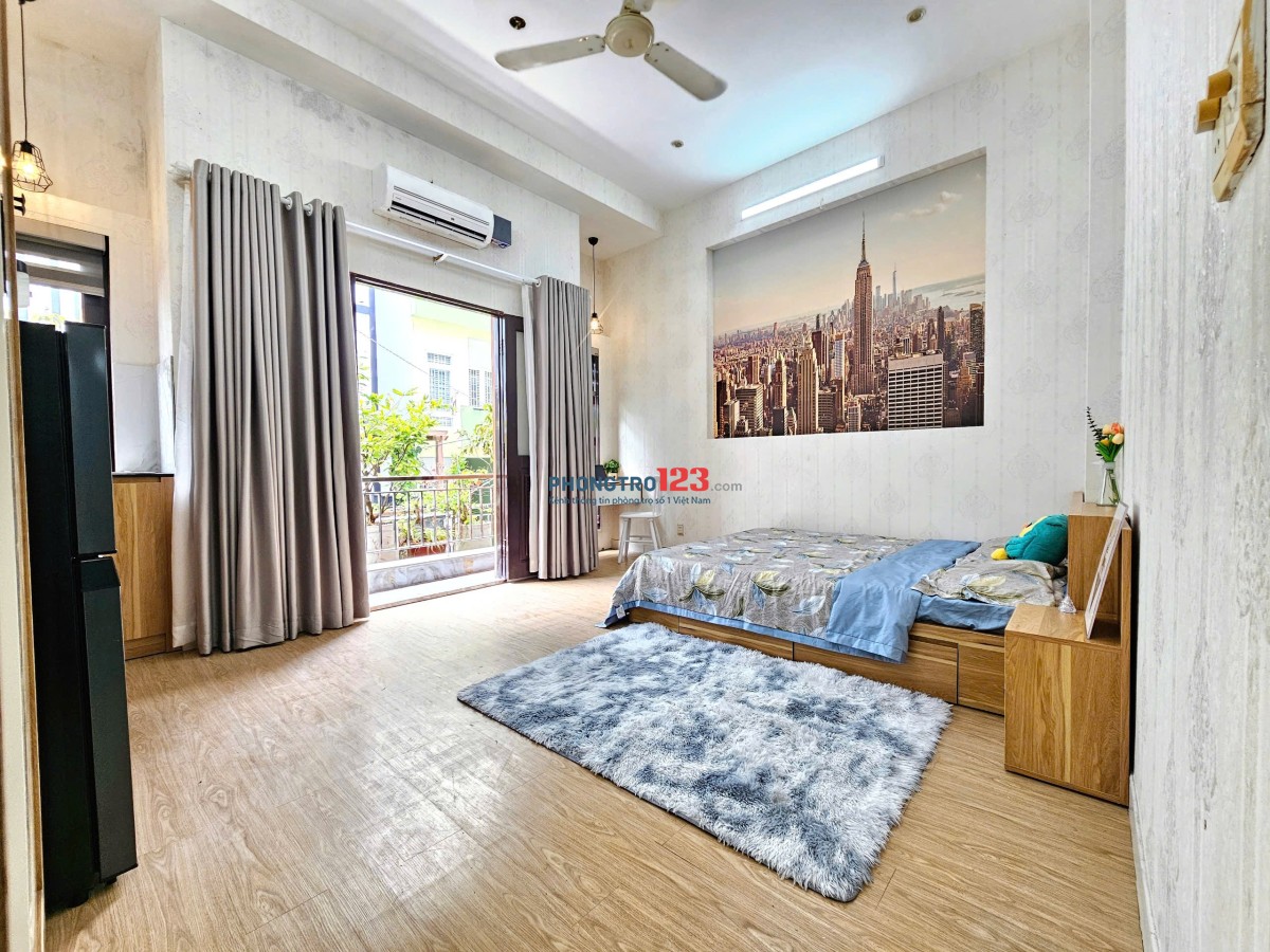 STUDIO MỚI TINH 100% - MÁY GIẶT & BẾP RIÊNG BANCOL CỰC THOÁNG NGAY TRUNG TÂM PHÚ NHUẬN GIÁP Q1, Q3