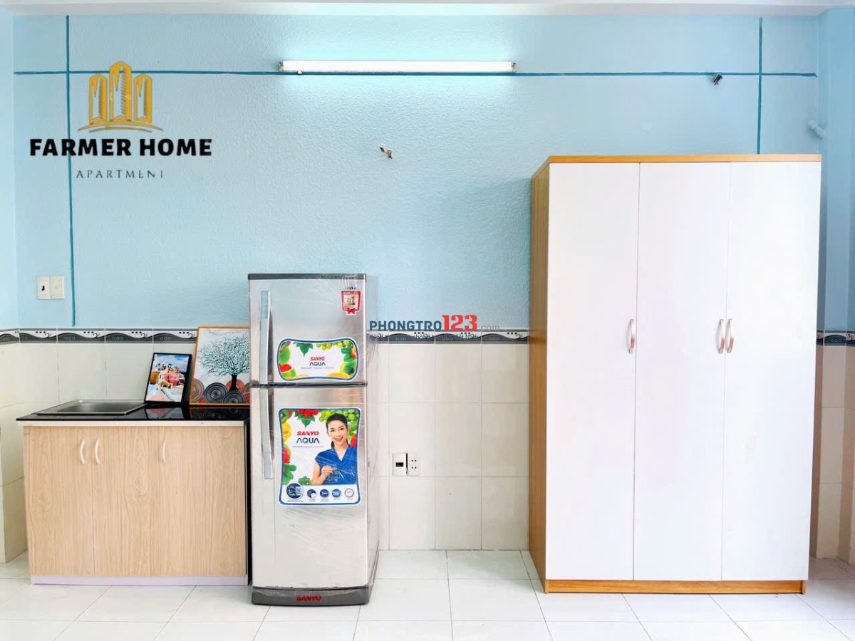 CHO THUÊ CĂN STUDIO FULL NỘI THẤT – PHÒNG RỘNG RÃI, CỬA SỔ THOÁNG MÁT