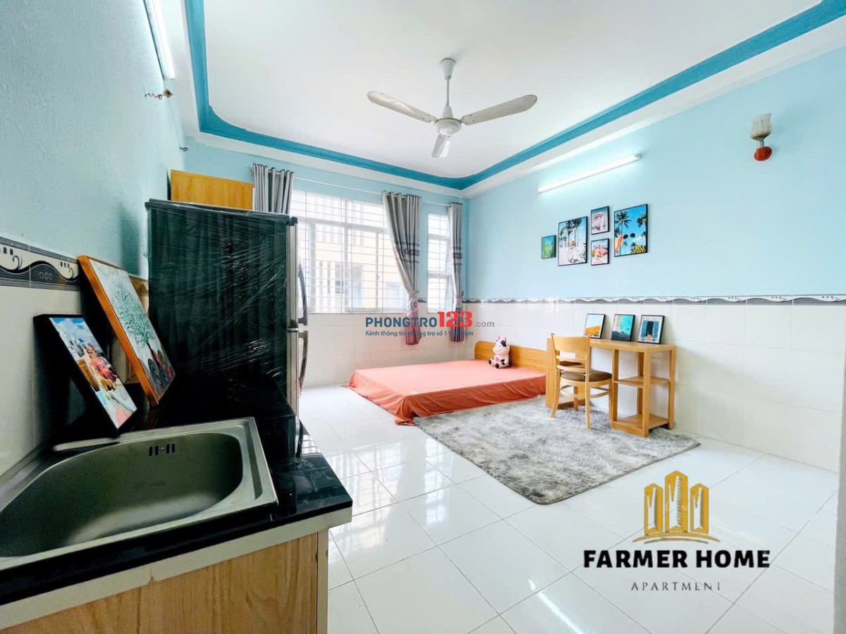 CHO THUÊ CĂN STUDIO FULL NỘI THẤT – PHÒNG RỘNG RÃI, CỬA SỔ THOÁNG MÁT