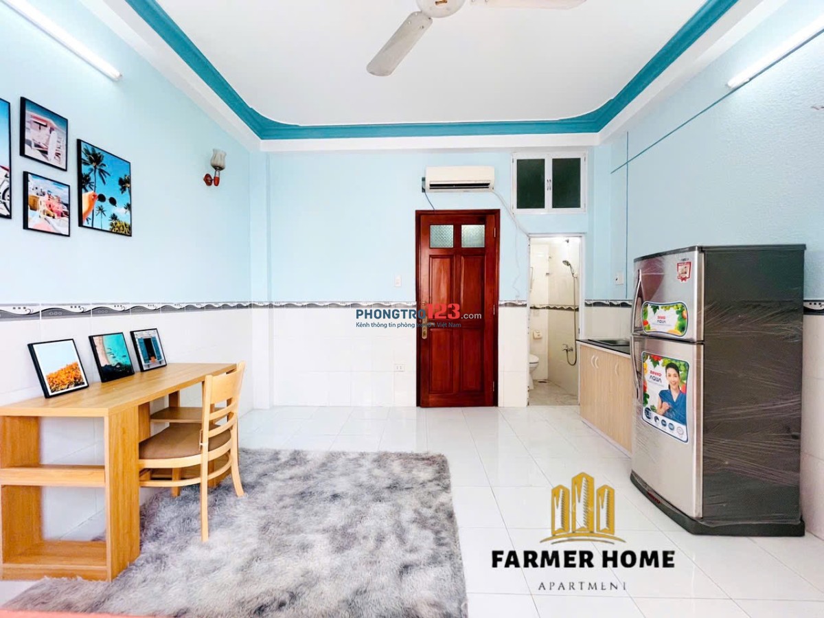 CHO THUÊ CĂN STUDIO FULL NỘI THẤT – PHÒNG RỘNG RÃI, CỬA SỔ THOÁNG MÁT