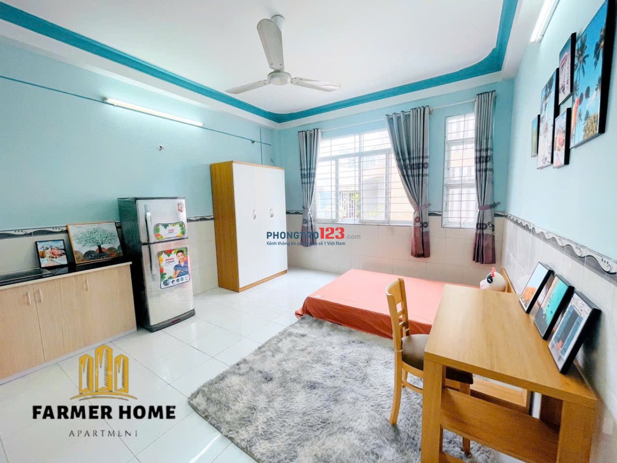 CHO THUÊ CĂN STUDIO FULL NỘI THẤT – PHÒNG RỘNG RÃI, CỬA SỔ THOÁNG MÁT