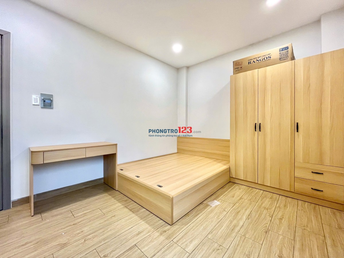 PHÒNG 35m2 FULL NỘI THẤT CAO CẤP CỬA SỔ THOÁNG SÁNG Ở XÔ VIẾT NGHỆ TĨNH, BÌNH THẠNH - 0334998413