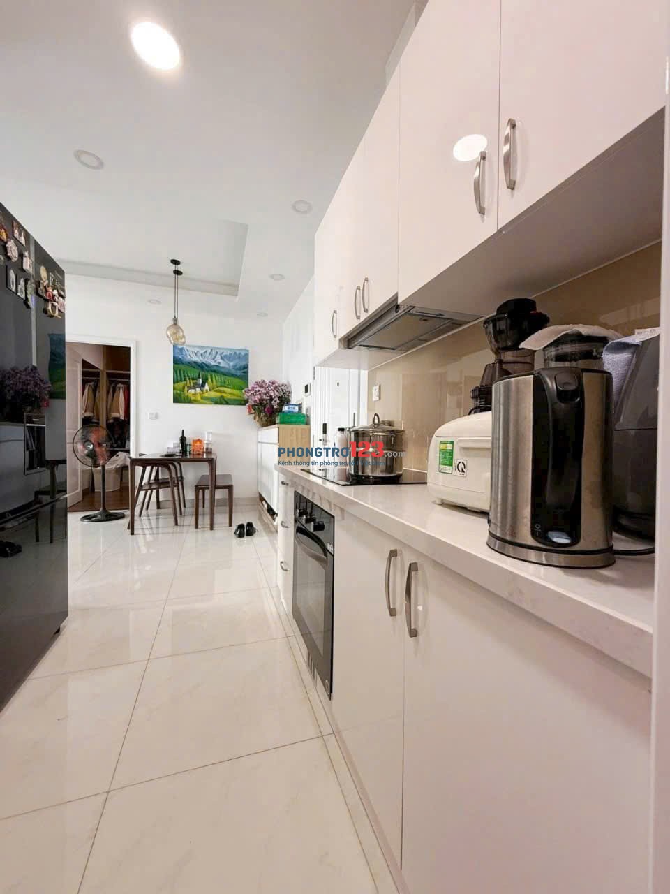 Chung cư Phúc Yên, Phan Huy Ích, TB: 90m2, 2p ngủ, full nội thất, giá 10tr