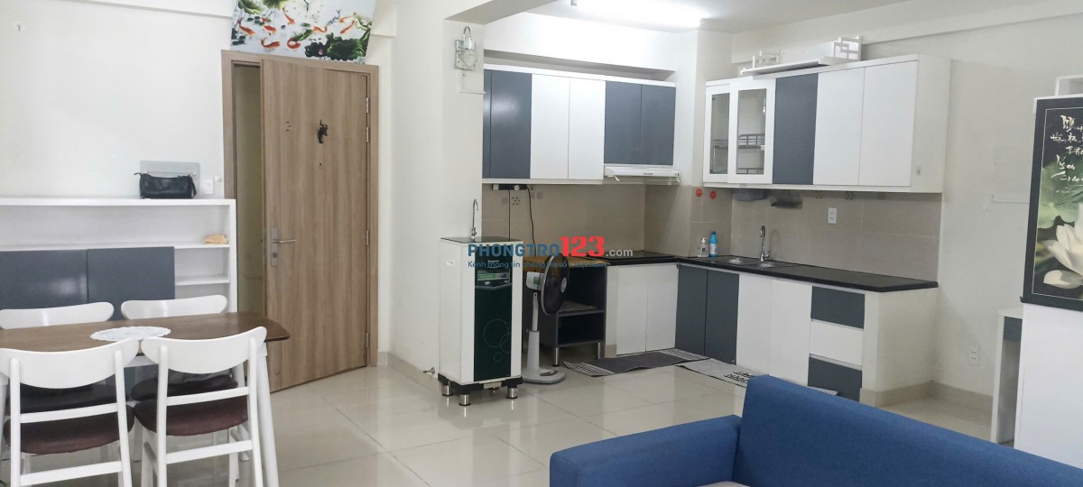 ( Chính chủ ) Cho thuê căn hộ 60 m2 , Khu EhomeS Nam Long,2PN+, 2WC, ban công hướng mát mẻ