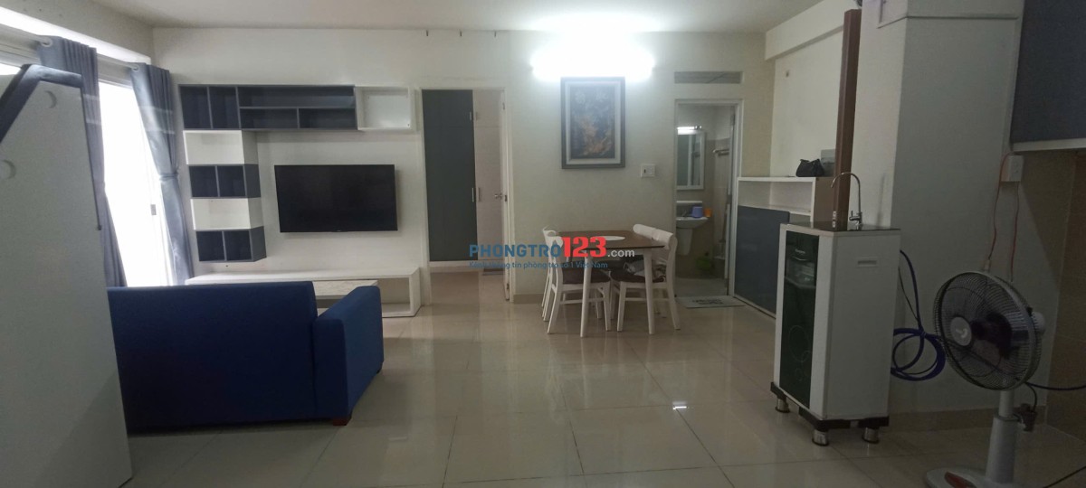 ( Chính chủ ) Cho thuê căn hộ 60 m2 , Khu EhomeS Nam Long,2PN+, 2WC, ban công hướng mát mẻ