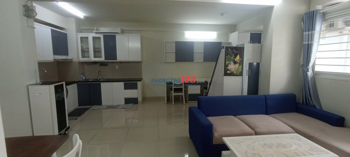 ( Chính chủ ) Cho thuê căn hộ 60 m2 , Khu EhomeS Nam Long,2PN+, 2WC, ban công hướng mát mẻ