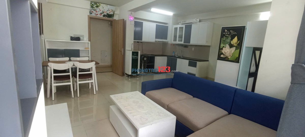 ( Chính chủ ) Cho thuê căn hộ 60 m2 , Khu EhomeS Nam Long,2PN+, 2WC, ban công hướng mát mẻ