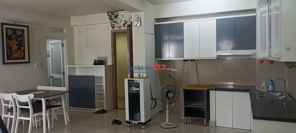 ( Chính chủ ) Cho thuê căn hộ 60 m2 , Khu EhomeS Nam Long,2PN+, 2WC, ban công hướng mát mẻ