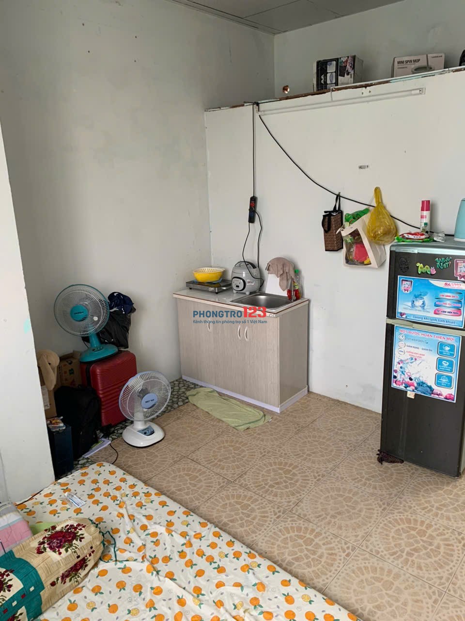 Phòng máy lạnh 20m2. Đường Tạ Quang Bửu P4 Q8