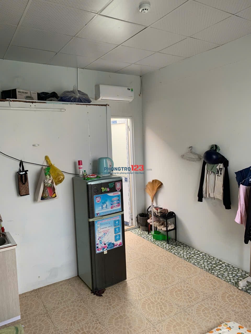 Phòng máy lạnh 20m2. Đường Tạ Quang Bửu P4 Q8