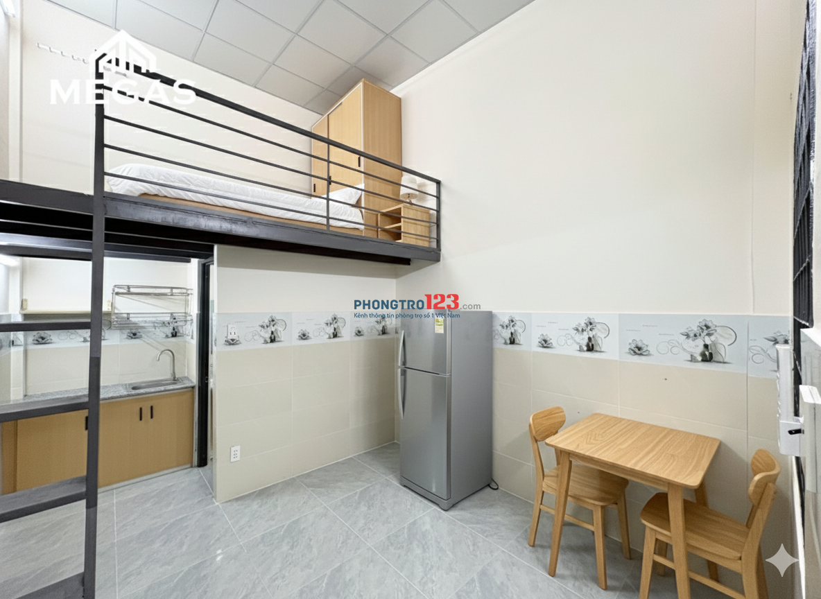 Khai trương 6 phòng gác cao 2m, sẵn nội thất khu Lý Phục Man cạnh Nguyễn Văn Linh, UFM, NTT, TDTU