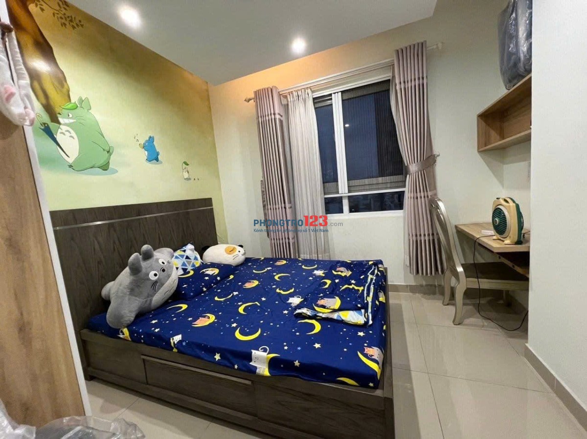 Carillon 2, Hòa Thạnh, TP, Căn Góc, 75m2, 2PN, 2WC, Nội thất, 9tr5/th.