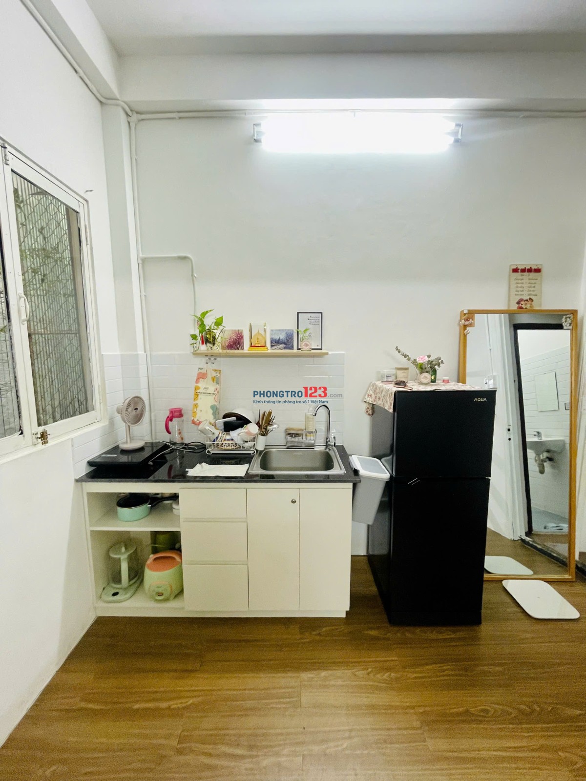 Cho thuê phòng trọ - Huỳnh Khương Ninh quận 1 - Gần đại học Hutech, UEH, UEF - Full nội thất