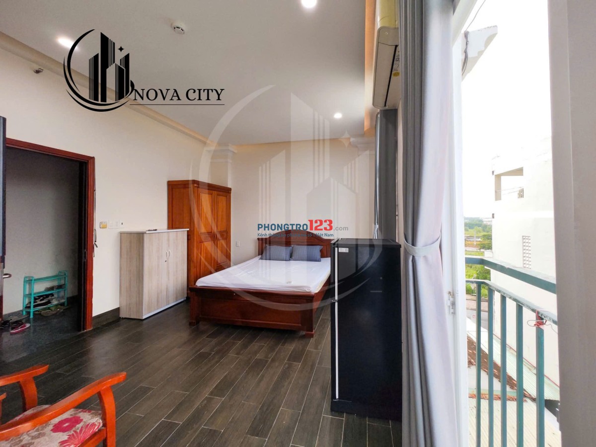 Ban công view đẹp Decor xinh Full nội thất Tòa nhà có thang máy