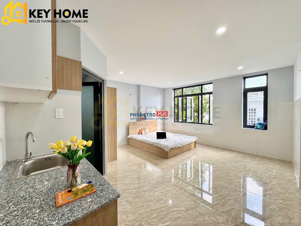 STUDIO CỬA SỔ TRỜI THOÁNG MÁT GẦN HỌC VIỆN CÁN BỘ - VLU CS3