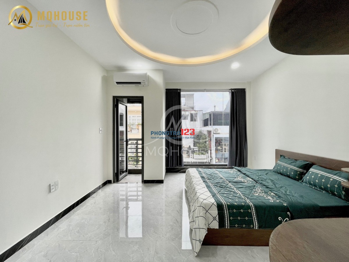 CHO THUÊ CHDV 1PN 1PK FULL NỘI THẤT ĐẸP GẦN CẦU VƯỢT HHT - LOTTE MART CỘNG HÒA