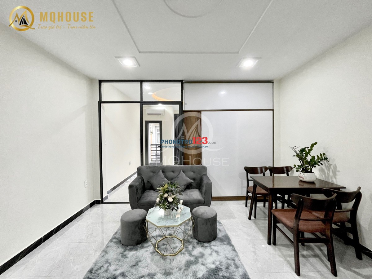 CHO THUÊ CHDV 1PN 1PK FULL NỘI THẤT ĐẸP GẦN CẦU VƯỢT HHT - LOTTE MART CỘNG HÒA