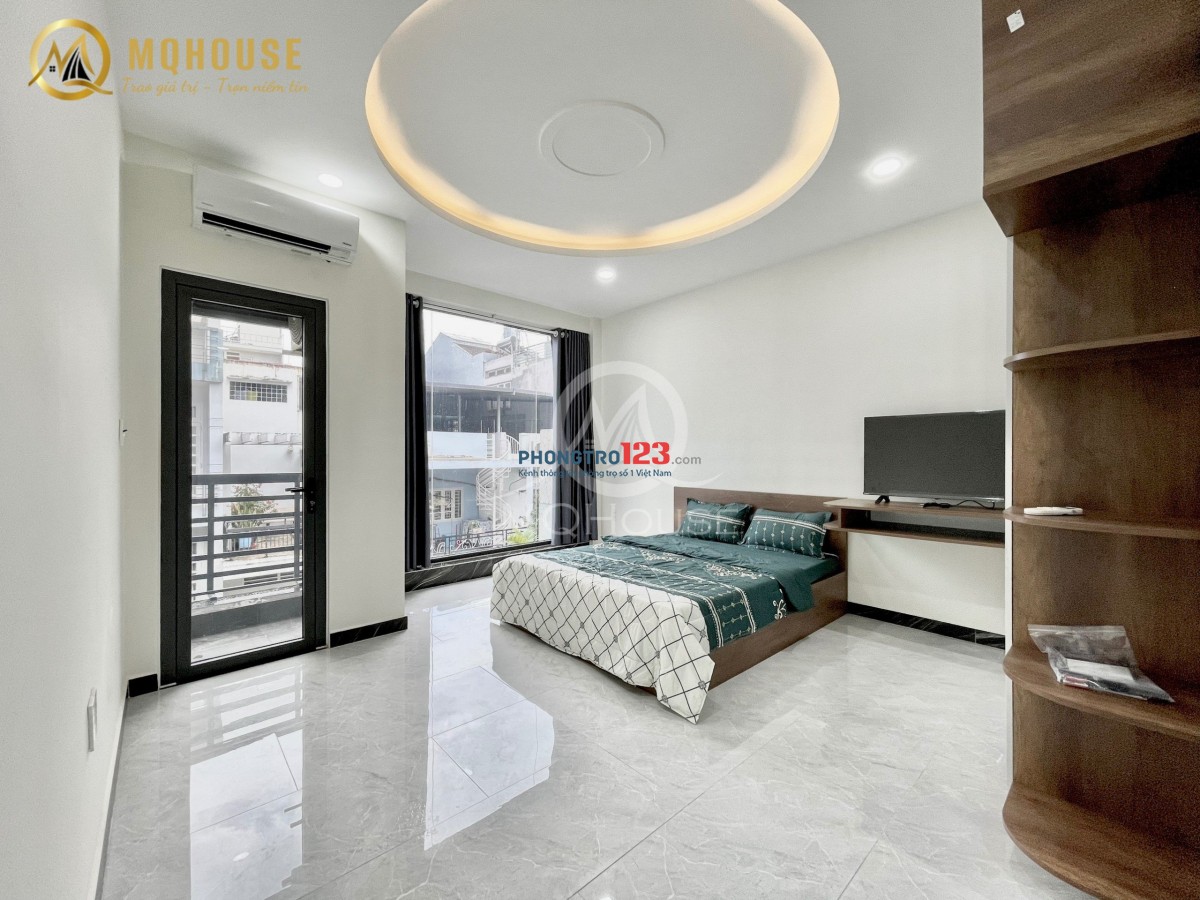 CHO THUÊ CHDV 1PN 1PK FULL NỘI THẤT ĐẸP GẦN CẦU VƯỢT HHT - LOTTE MART CỘNG HÒA