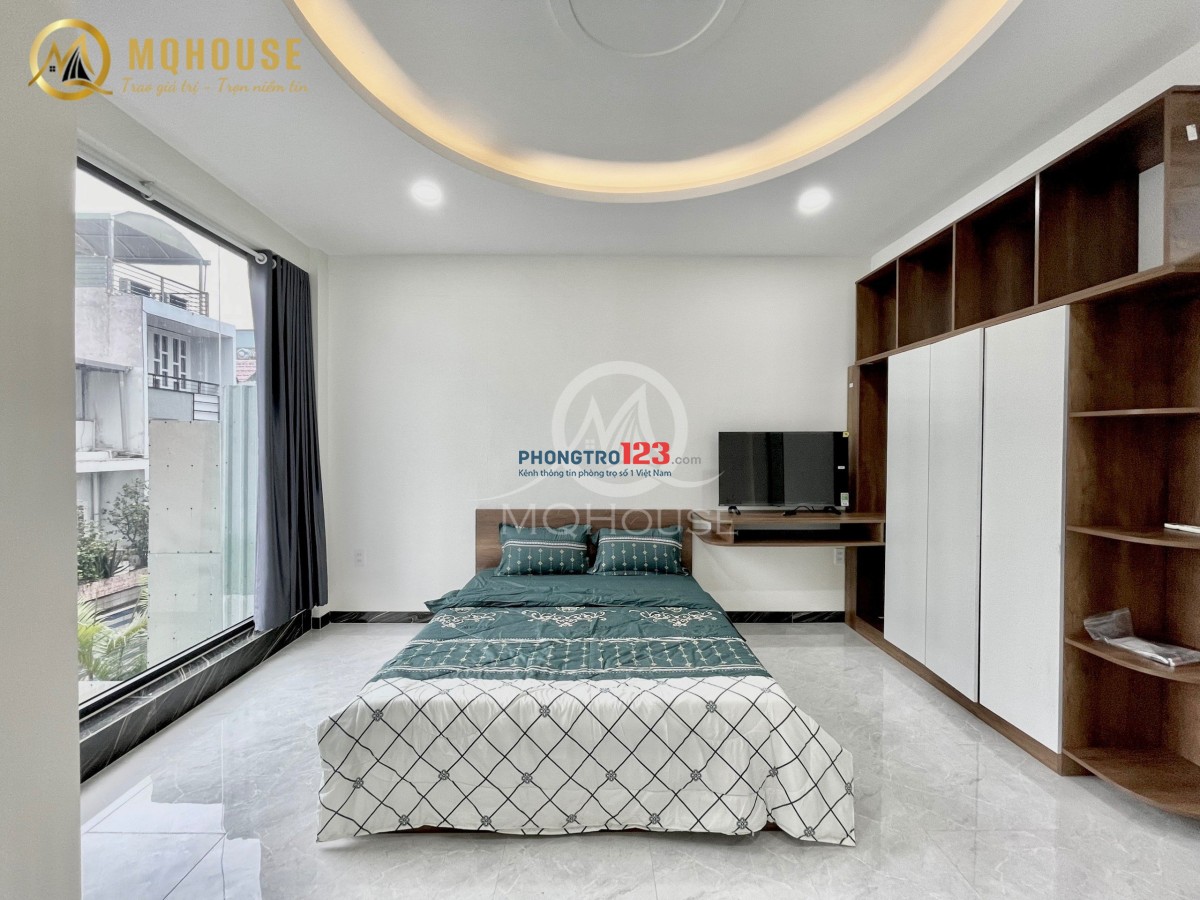 CHO THUÊ CHDV 1PN 1PK FULL NỘI THẤT ĐẸP GẦN CẦU VƯỢT HHT - LOTTE MART CỘNG HÒA