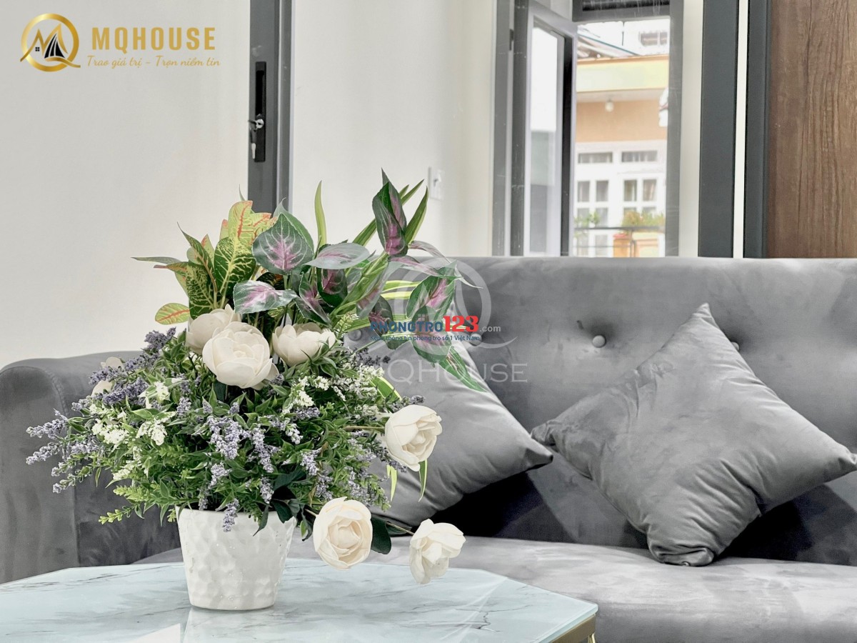 CHO THUÊ CHDV 1PN 1PK FULL NỘI THẤT ĐẸP GẦN CẦU VƯỢT HHT - LOTTE MART CỘNG HÒA