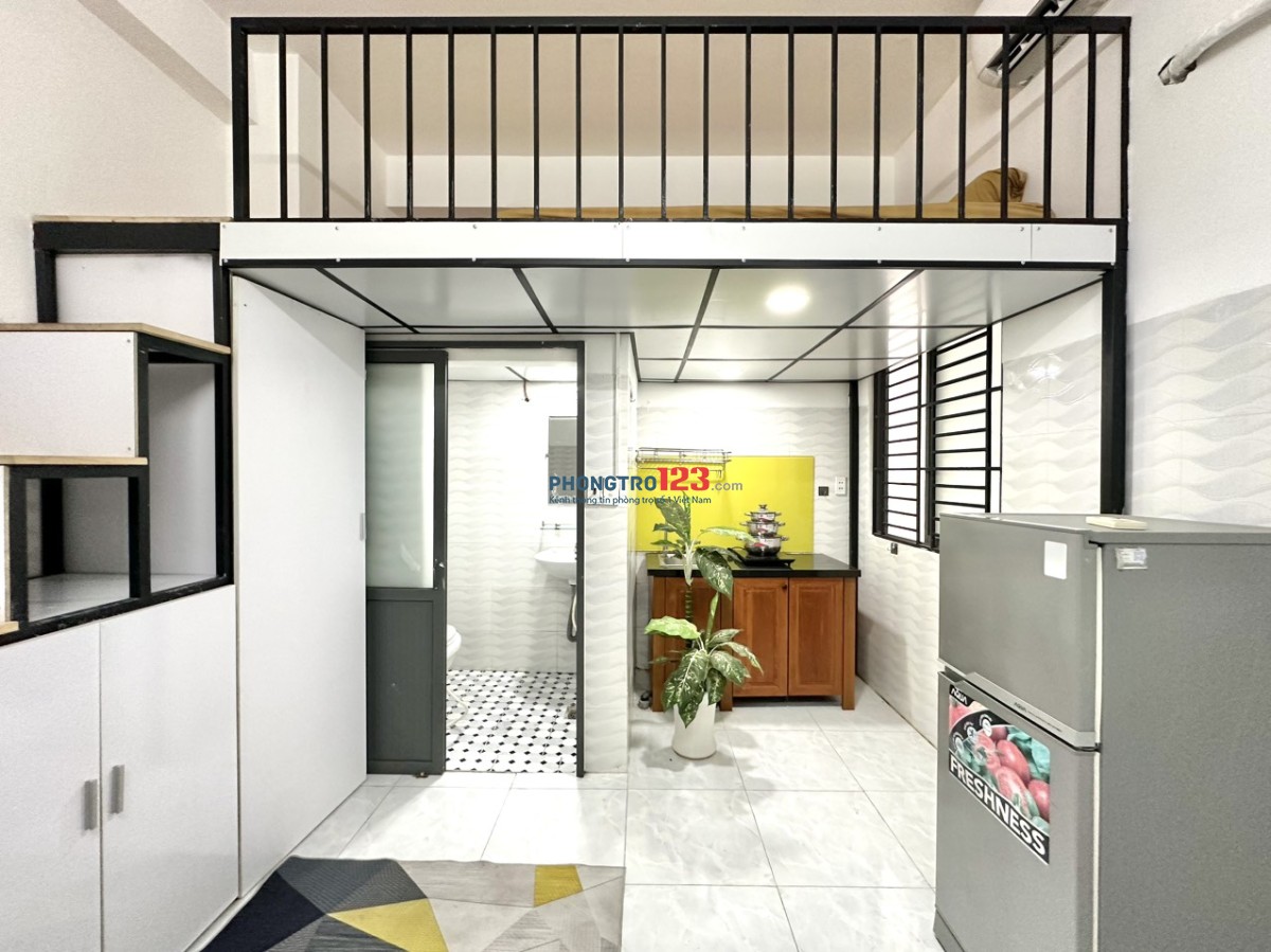 PHÒNG XINH XẮN GIÁ RẺ FULL NỘI THẤT NGAY PHỐ ẨM THỰC PHAN XÍCH LONG