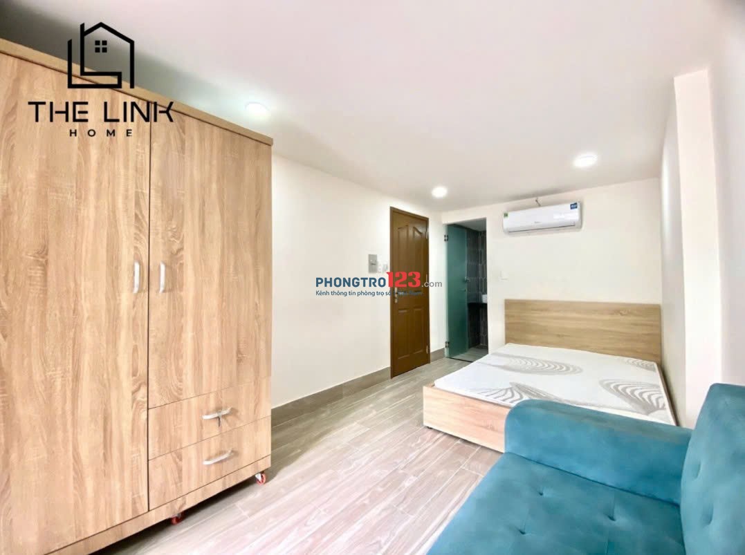 PHÒNG TRỌ 1PN TÁCH BẾP FULL NỘI THẤT BAN CÔNG THOÁNG SÁNG Ở UNG VĂN KHIÊM, BÌNH THẠNH - 0334998413