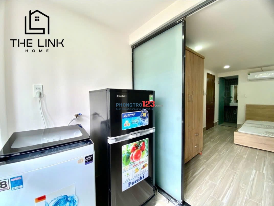 PHÒNG TRỌ 1PN TÁCH BẾP FULL NỘI THẤT BAN CÔNG THOÁNG SÁNG Ở UNG VĂN KHIÊM, BÌNH THẠNH - 0334998413