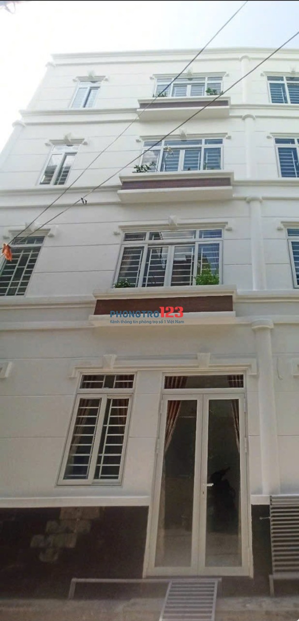 Phòng trọ Âu Cơ 1 trệt+ 1 lầu đúc, 50m2, đủ nội thất, nhà mới đẹp, giờ tự do, 7 triệu/tháng.