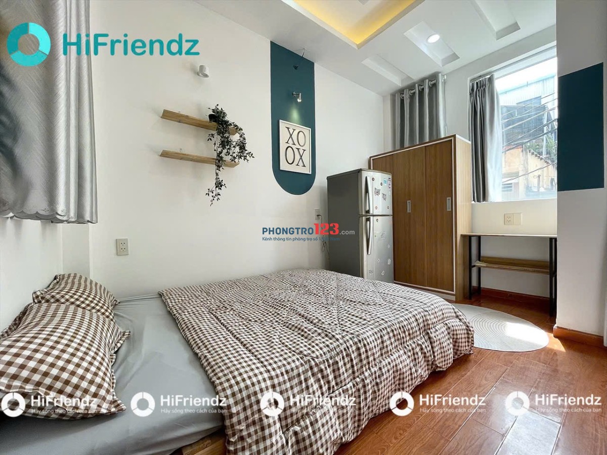 Cho Thuê Phòng Mới xây ngay khu Phan Xích Long, ban công, full nội thất giá chỉ 5Xxx