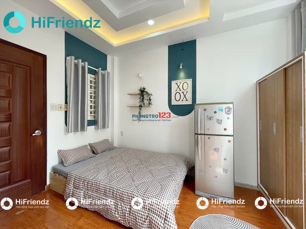 Cho Thuê Phòng Mới xây ngay khu Phan Xích Long, ban công, full nội thất giá chỉ 5Xxx