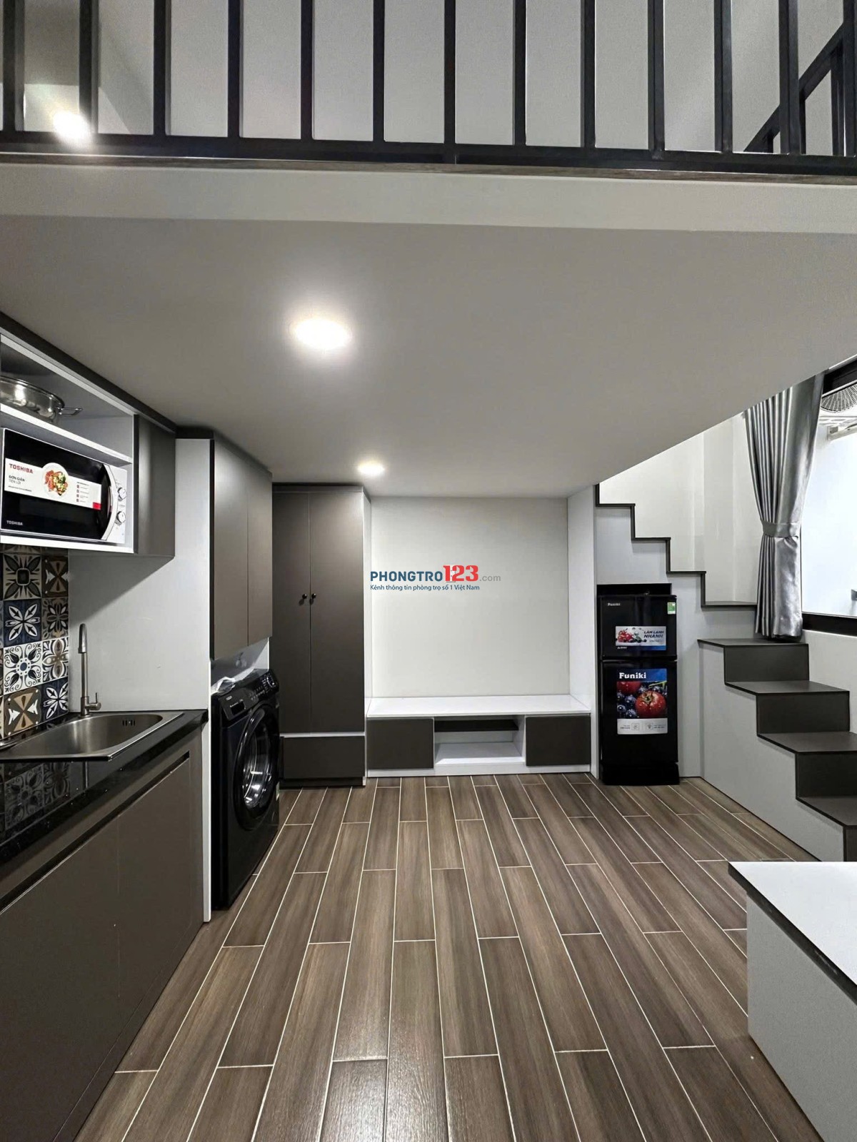 Cho thuê căn hộ duplex full nội thất, gần tdtu, ufm, nttu & thuận tiện di chuyển qua các quận 1,4,8